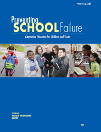 Cover image for Preventing School Failure: Alternative Education for Children and Youth, Volume 68, Issue 3