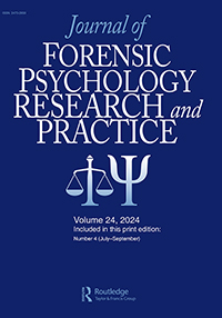 Cover image for Journal of Forensic Psychology Practice, Volume 24, Issue 4