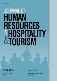 Cover image for Journal of Human Resources in Hospitality & Tourism, Volume 23, Issue 3