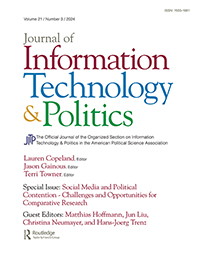Cover image for Journal of Information Technology & Politics, Volume 21, Issue 3
