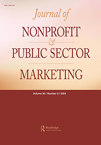 Cover image for Journal of Nonprofit & Public Sector Marketing, Volume 36, Issue 3
