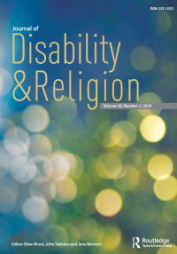 Cover image for Journal of Religion, Disability & Health, Volume 28, Issue 2