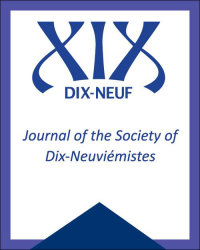 Cover image for Dix-Neuf, Volume 28, Issue 1