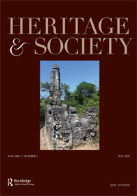 Cover image for Heritage & Society, Volume 17, Issue 2