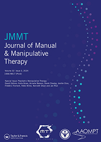Cover image for Journal of Manual & Manipulative Therapy, Volume 32, Issue 3