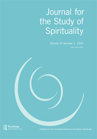 Cover image for Journal for the Study of Spirituality, Volume 14, Issue 1