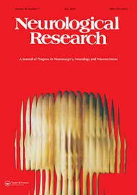 Cover image for Neurological Research, Volume 46, Issue 7