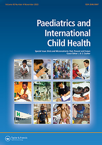 Cover image for Annals of Tropical Paediatrics, Volume 43, Issue 4