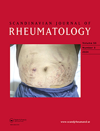 Cover image for Scandinavian Journal of Rheumatology, Volume 53, Issue 3