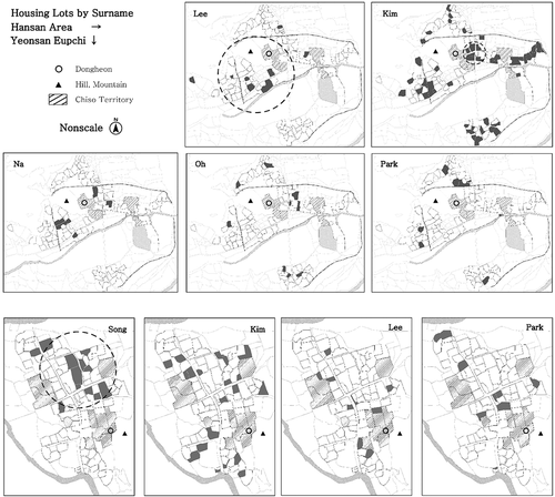 Figure 3. The spatial distribution of indigenous families and others.