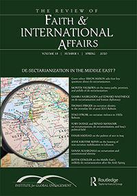 Cover image for The Review of Faith & International Affairs, Volume 18, Issue 1, 2020