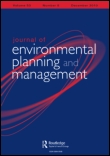 Cover image for Journal of Environmental Planning and Management, Volume 54, Issue 5, 2011