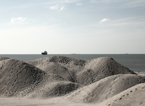 Figure 3: Sand dunes on the new artificial coastline, Pantai Klebang Peninsula, Malacca. Photo: Mohd Azrin Roselan 2017.