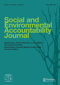 Cover image for Social and Environmental Accountability Journal, Volume 37, Issue 1, 2017