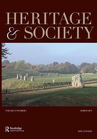 Cover image for Heritage & Society, Volume 12, Issue 1, 2019
