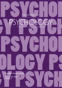 Cover image for The Journal of Psychology, Volume 157, Issue 3, 2023