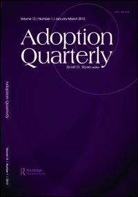 Cover image for Adoption Quarterly, Volume 19, Issue 4, 2016