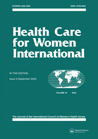 Cover image for Health Care for Women International, Volume 43, Issue 9, 2022