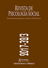 Cover image for International Journal of Social Psychology, Volume 32, Issue 3, 2017