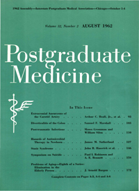 Cover image for Postgraduate Medicine, Volume 32, Issue 2, 1962