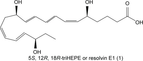 Figure 1 Resolvin E1, from patent US 7582785 B2.