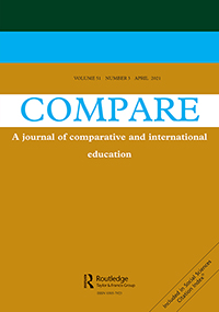 Cover image for Compare: A Journal of Comparative and International Education, Volume 51, Issue 3, 2021