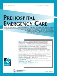 Cover image for Prehospital Emergency Care, Volume 23, Issue 1, 2019