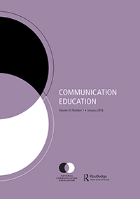 Cover image for Communication Education, Volume 65, Issue 1, 2016