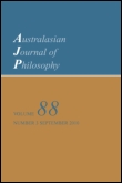 Cover image for Australasian Journal of Philosophy, Volume 73, Issue 2, 1995