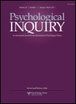 Cover image for Psychological Inquiry, Volume 22, Issue 2, 2011
