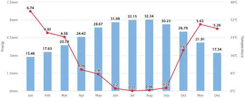 Figure 8. Egypt climate graph [Citation34].