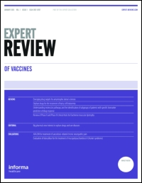 Cover image for Expert Review of Vaccines, Volume 16, Issue 8, 2017