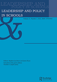 Cover image for Leadership and Policy in Schools, Volume 21, Issue 2, 2022