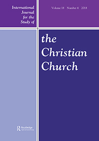 Cover image for International Journal for the Study of the Christian Church, Volume 18, Issue 4, 2018