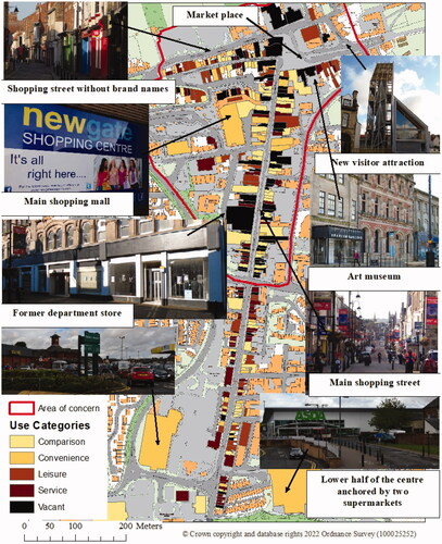 Figure 3. Bishop Auckland Town Centre in 2021.