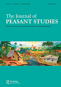 Cover image for The Journal of Peasant Studies, Volume 47, Issue 7, 2020