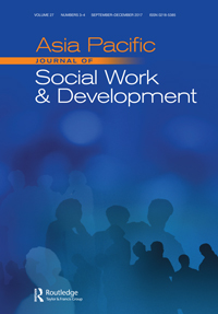 Cover image for Asia Pacific Journal of Social Work and Development, Volume 27, Issue 3-4, 2017