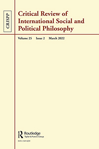 Cover image for Critical Review of International Social and Political Philosophy, Volume 25, Issue 2, 2022