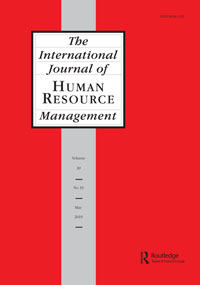 Cover image for The International Journal of Human Resource Management, Volume 30, Issue 10, 2019
