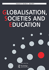 Cover image for Globalisation, Societies and Education, Volume 15, Issue 2, 2017
