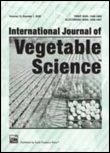 Cover image for International Journal of Vegetable Science, Volume 14, Issue 1, 2008