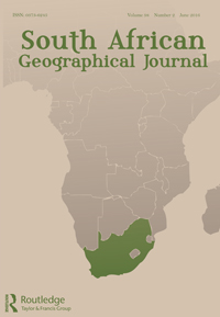 Cover image for South African Geographical Journal, Volume 98, Issue 2, 2016