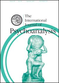 Cover image for The International Journal of Psychoanalysis, Volume 95, Issue 4, 2014