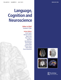 Cover image for Language, Cognition and Neuroscience, Volume 30, Issue 6, 2015
