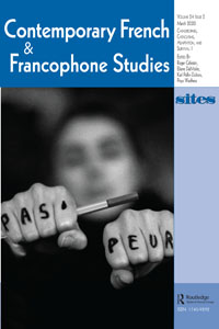 Cover image for Contemporary French and Francophone Studies, Volume 24, Issue 2, 2020