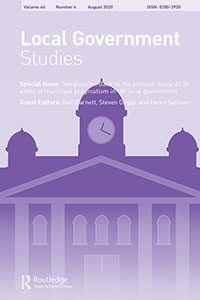 Cover image for Local Government Studies, Volume 46, Issue 4, 2020