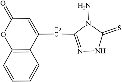 Scheme 1. Chemical structure of the synthesized inhibitor.