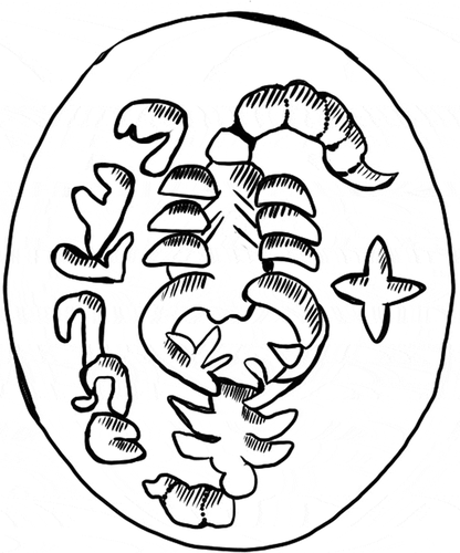 Figure 1. The seal from Cabinet des Médailles (drawing by Eleonora Skupniewicz)