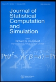 Cover image for Journal of Statistical Computation and Simulation, Volume 85, Issue 8, 2015