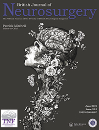 Cover image for British Journal of Neurosurgery, Volume 33, Issue 3, 2019